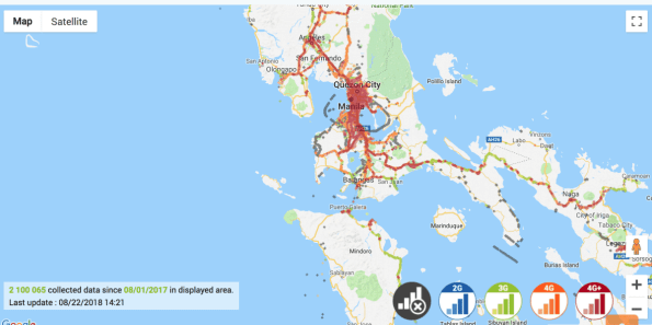 A map displaying the city location in the Philippines.