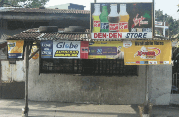 A sign on a building advertising the best Internet connection in the Philippines.