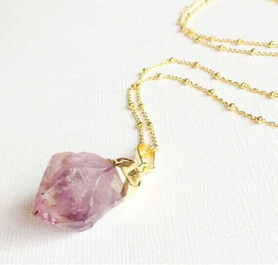 Amethyst Long Necklace