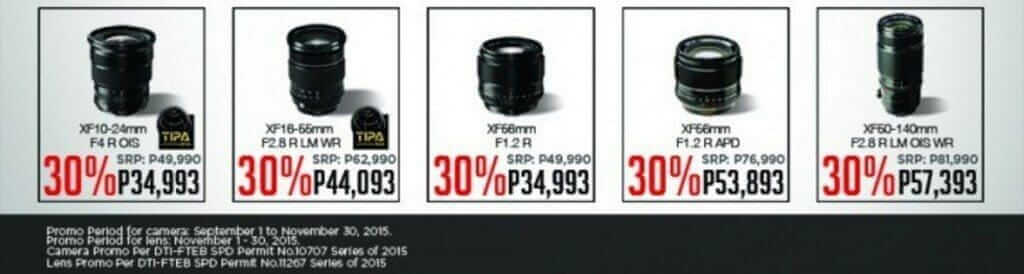 fuji lens deals