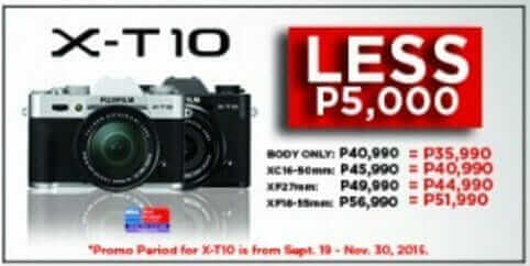 fujifilm x-t10