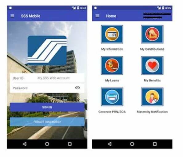 How to check your SSS contribution online using a mobile app.