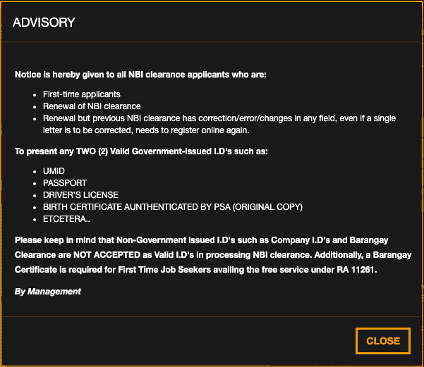 A step-by-step guide for NBI Clearance application online with helpful tips.
