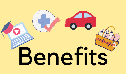 A picture of a car highlighting Senior Citizen discounts and benefits.