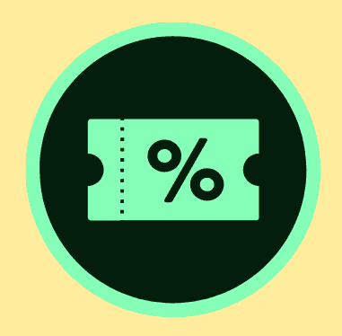 A green circle with a percentage sign promotes Senior Citizen Discounts.