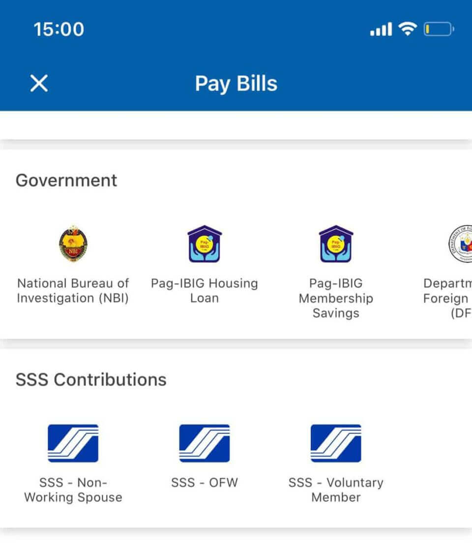 A guide to Philippines' voluntary member's contributions for Philhealth, SSS, and Pag-IBIG, with a screenshot for bill payment.