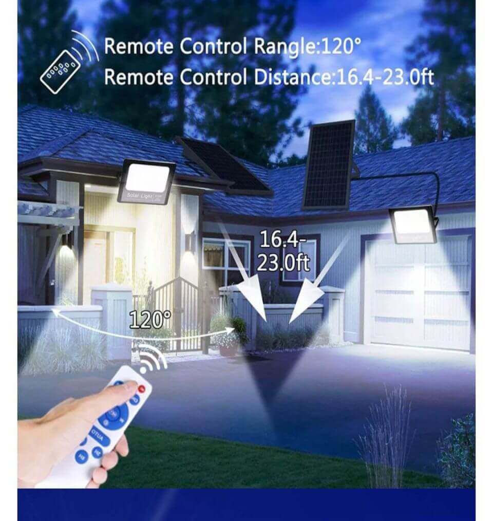 A remote-controlled LED light for energy-saving purposes.
