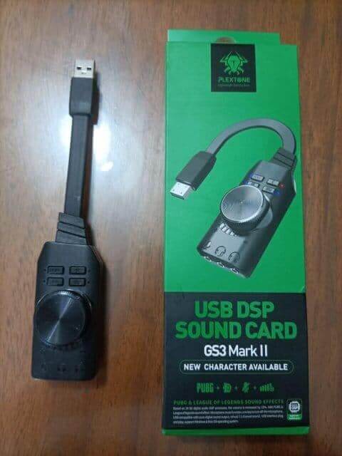 USB sound card.
