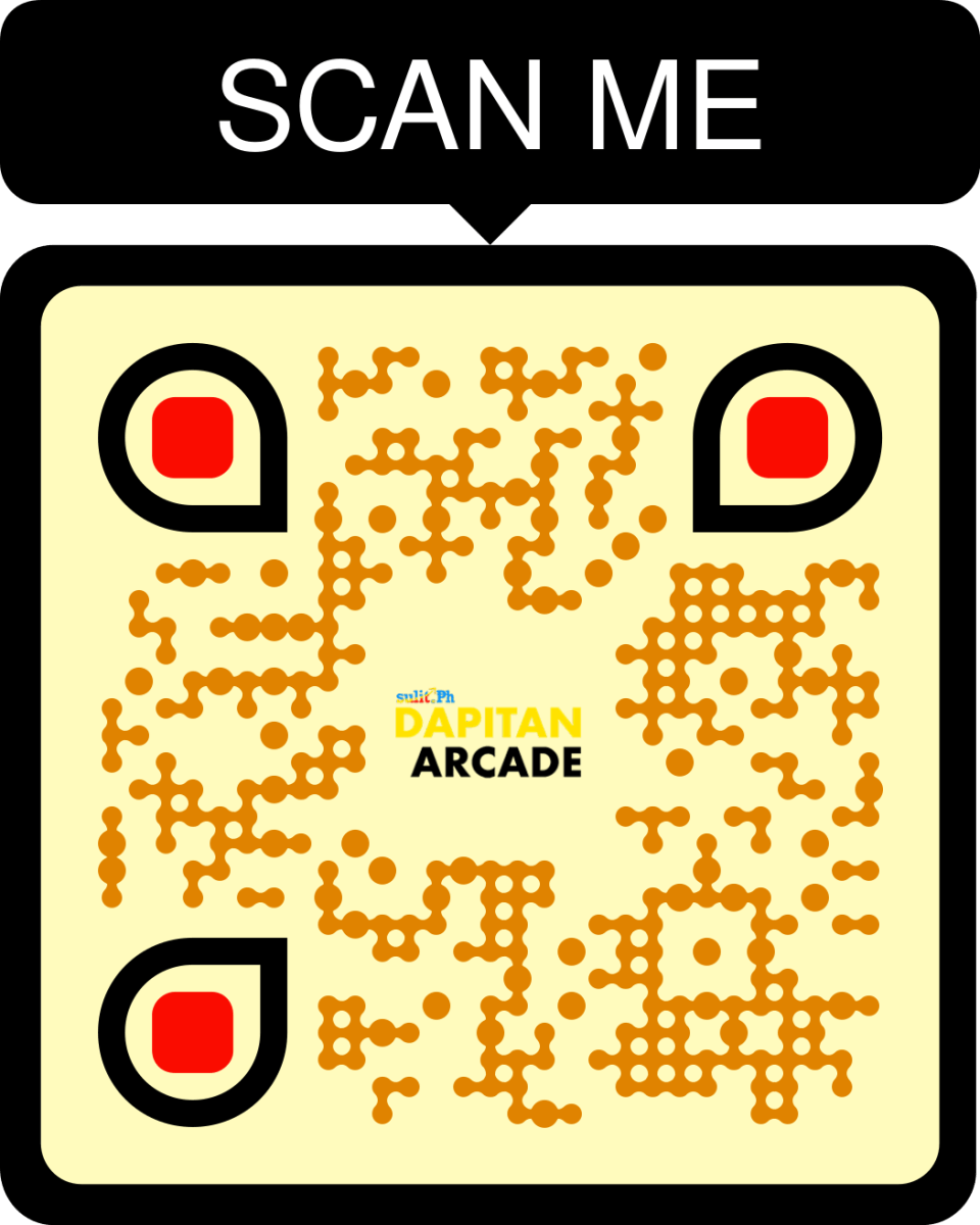 A QR code displaying "scan me" for those unfamiliar with QR codes.