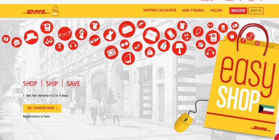 dhl shipping
