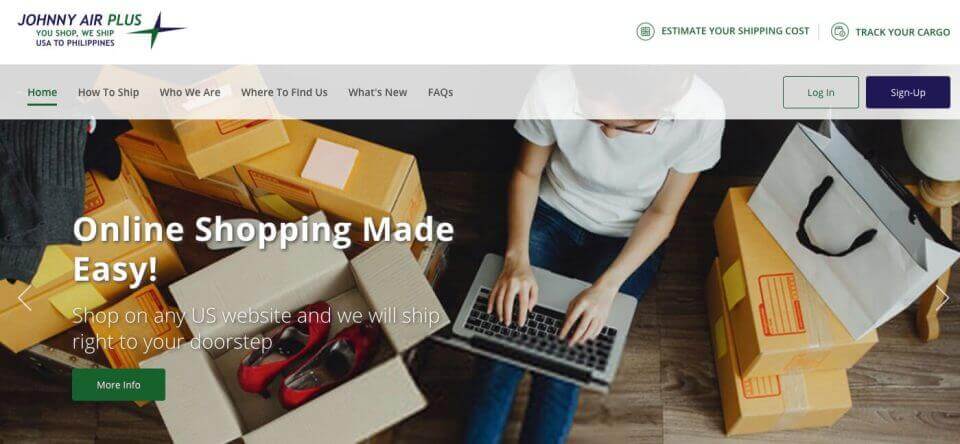 Johnny air cargo shipping