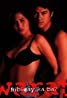 A man and woman stand closely together against a dark background. The woman, in a black bikini top, gazes at the camera, embodying the allure found in popular Vivamax releases. The man stands behind her with his hand on her waist as red text overlays the bottom of the image.
