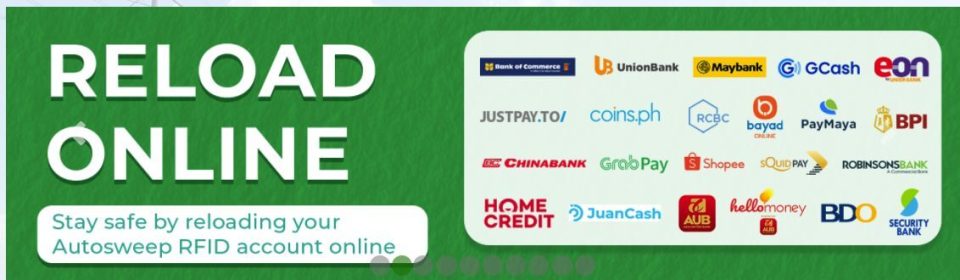 A banner with the words reload online, featuring a Complete Guide to using EasyTrip And Autosweep RFID.