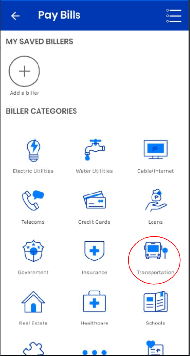 A screenshot of the EasyTrip and Autosweep RFID app on a mobile phone.