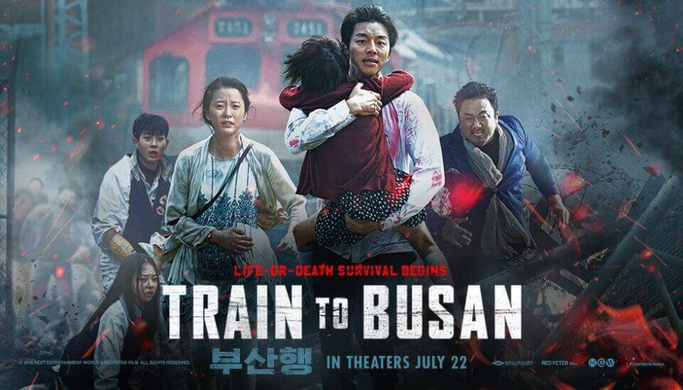 Train to Busan Korean zombie movie poster.