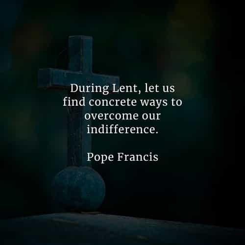 Pope Francis Holy week quote