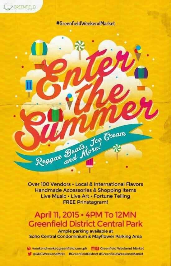 Enter the Summer Weekend Market