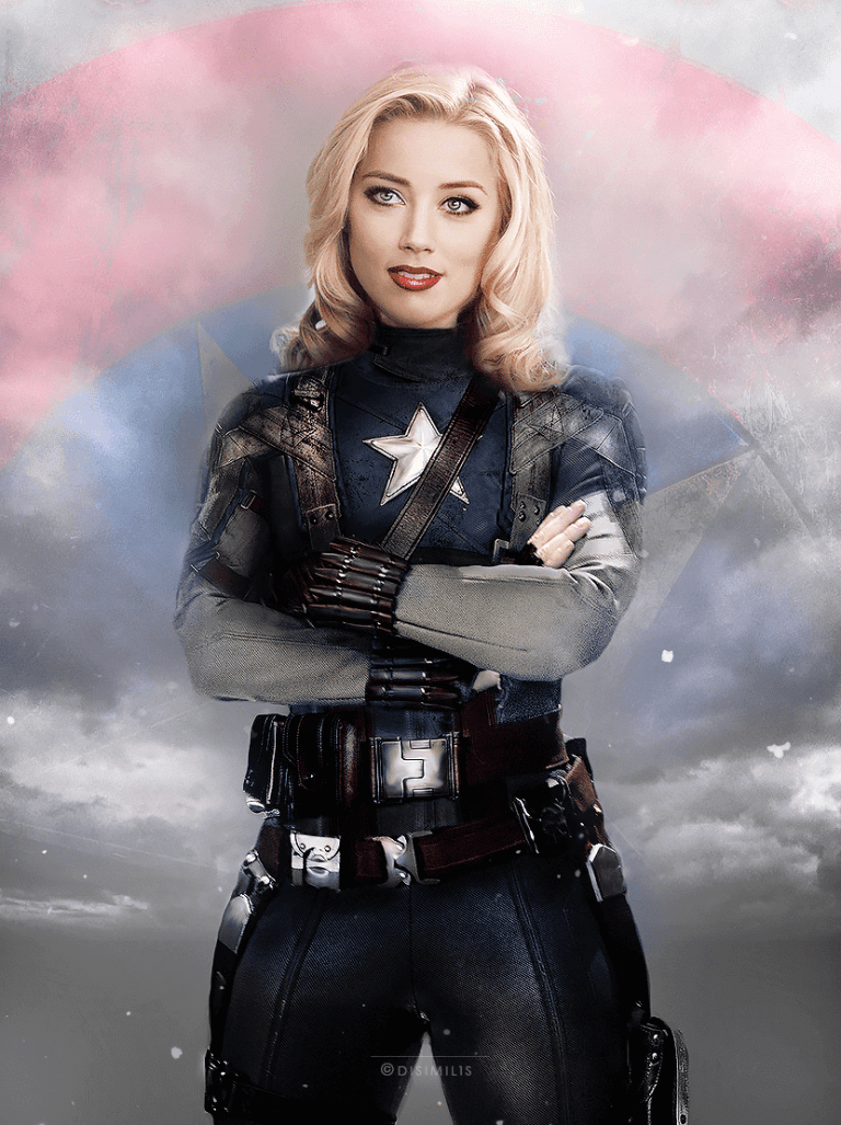 Amber Heard as Captain America