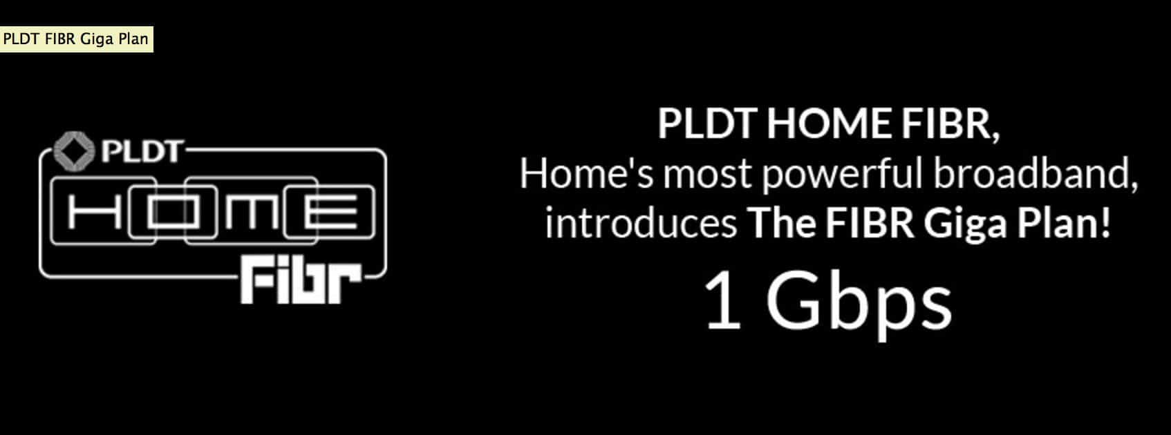 A black and white image showcasing the advantages of PLDT Home Fibr 1Gbps, a fast internet broadband plan for homes.