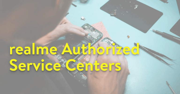 realme authorized service centers