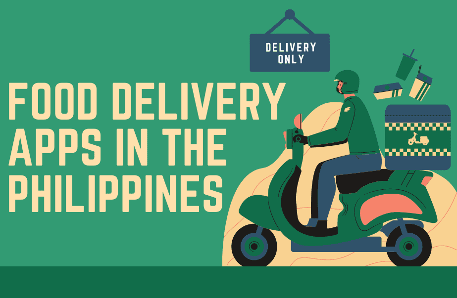 Online food delivery apps in the Philippines.