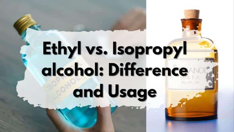 Alcohol: Difference and Usage