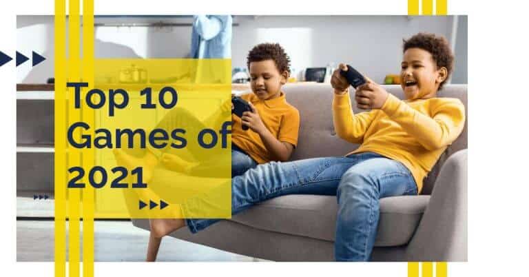 Top 10 games in 2021 according to Google.