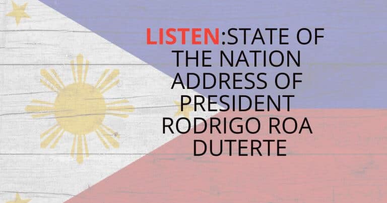 DUTERTE SONA TRANSCRIPT