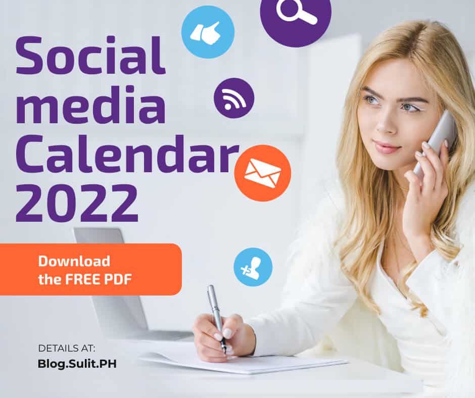 2022 Philippines social media holiday calendar - free download.