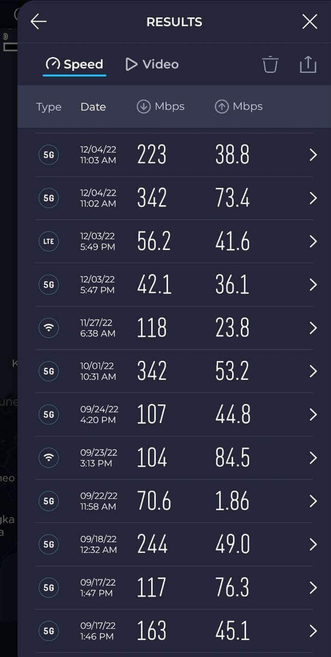 Smart Telecom Speed test