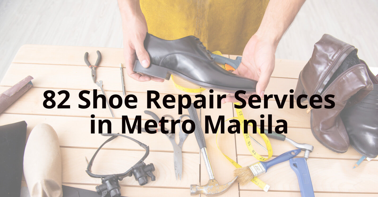shoe repair manila