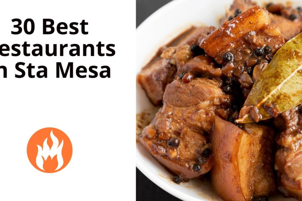 top 30 culinary establishments in sta mesa.