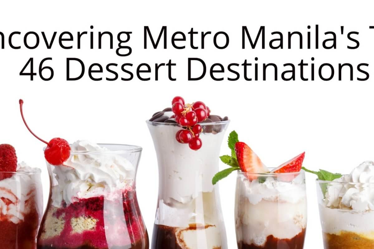 sweet haven metro manila's top dessert destinations.