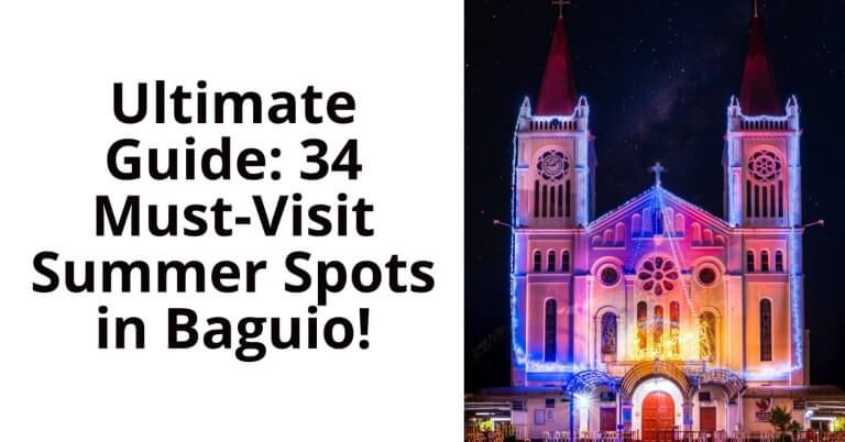 discover the ultimate guide to 34 must visit summer spots in baguio.