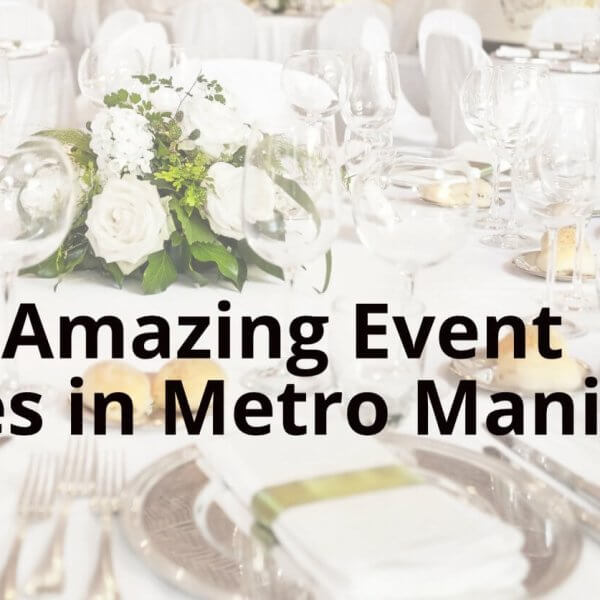 a table set for a private celebration in an event space in metro manila.