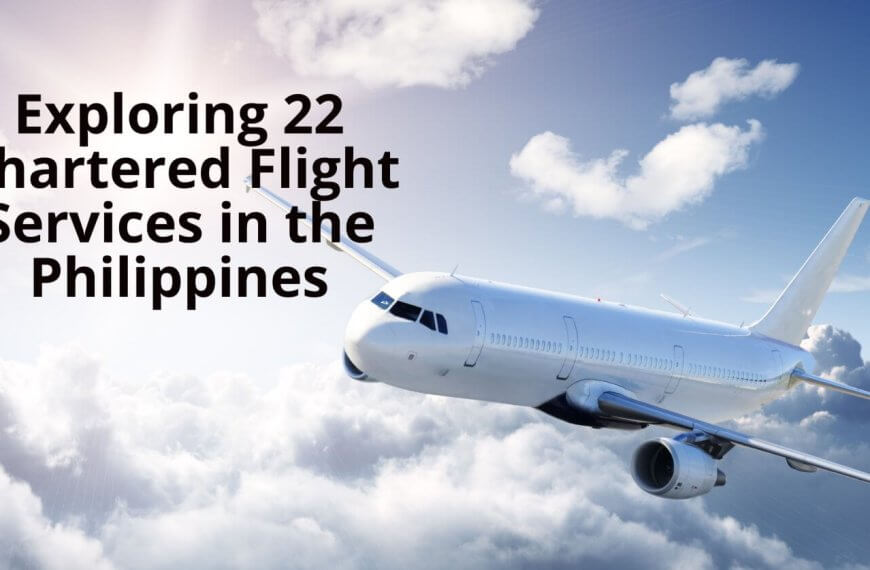 Exploring 22 chartered flight services in the Philippines.