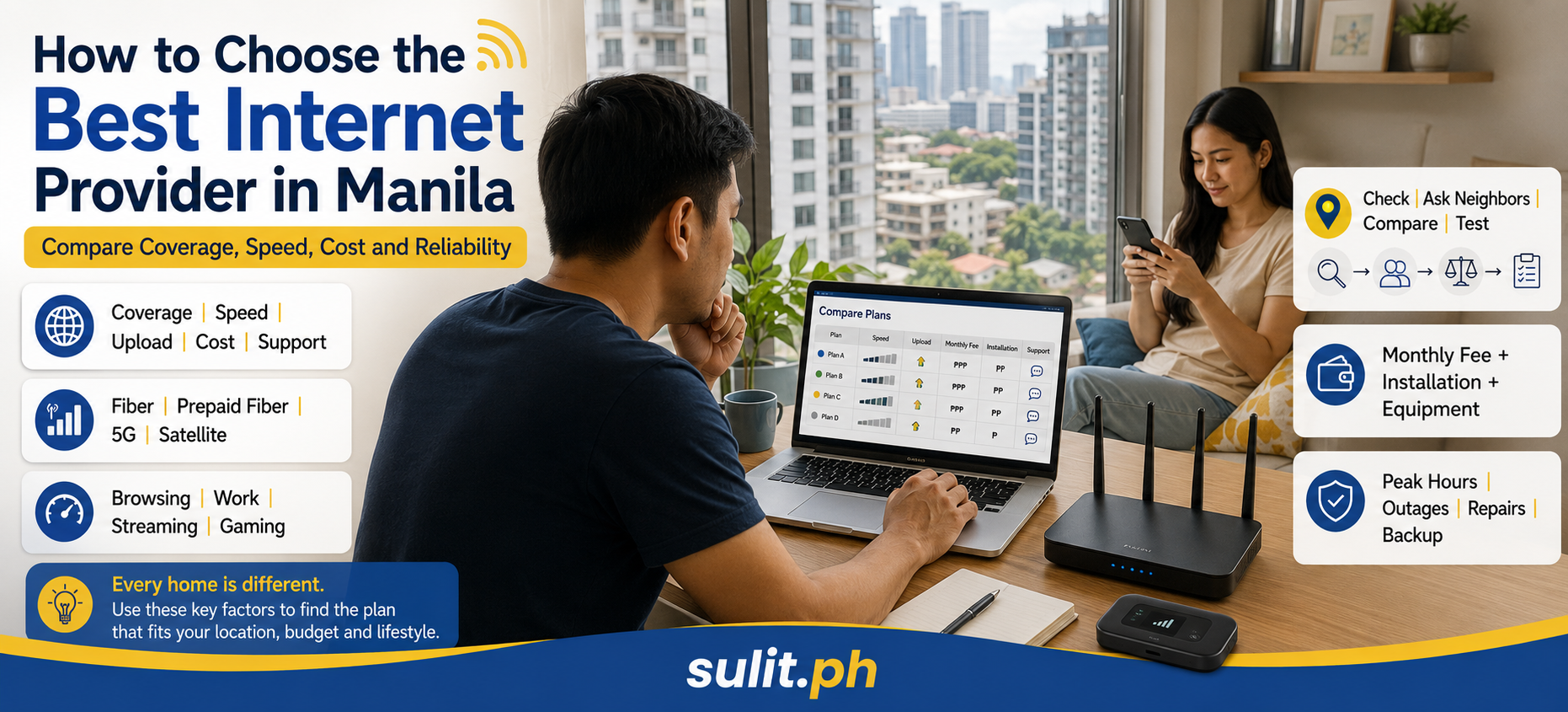 How to choose the best internet provider in Manila