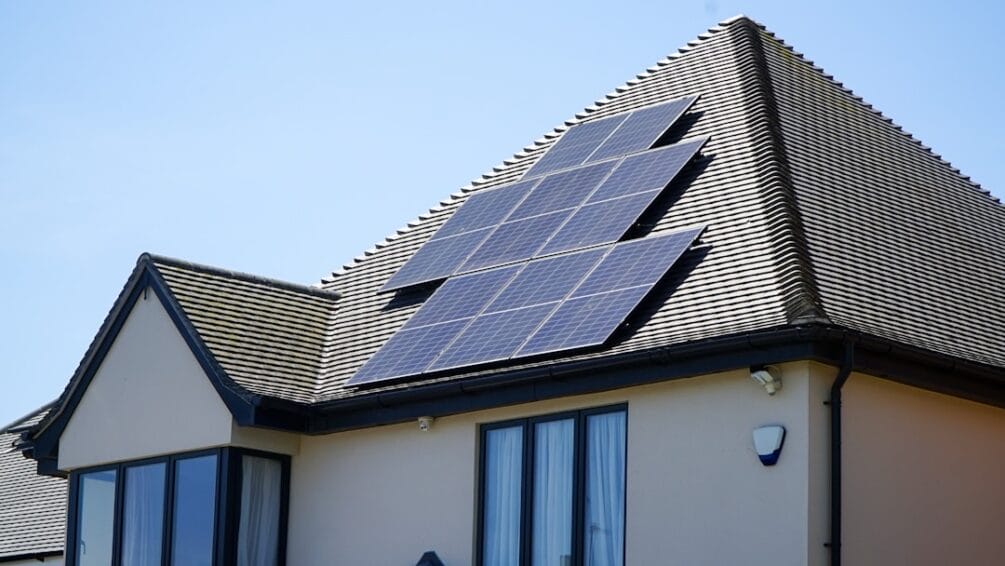 Rows of solar panels installed on a residential roof, illustrating the home rooftop solar setup discussed in this Philippines cost and payback guide