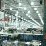 Wide aisle inside a bulk warehouse club store, the type of shopping format used by S&R and Landers membership stores in the Philippines